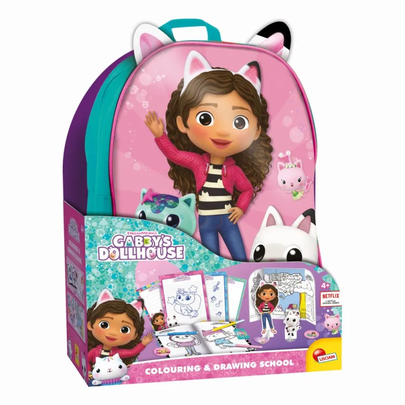 Liscianigioch Batoh Gabby's Dollhouse s kreatívnou sadou
