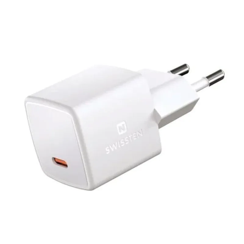 ER SWISSTEN MINI SÍŤOVÝ ADAPTÉR GaN USB-C 25W POWER D 22044100