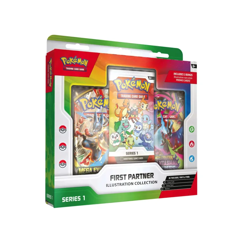 2026 Pokémon First Partner Illustration Collection Series 1 Box - OS