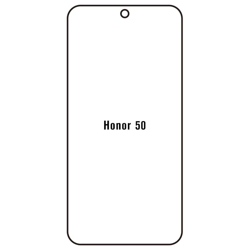 Sunshine Honor 50 Predná Hydrogél ochranná fólia Strih: Predná 1, Typ fólie: Číra