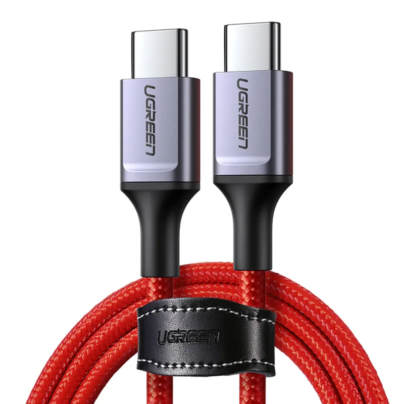 Ugreen US294 USB-C - USB-C 3A 480Mb/s kábel 1m - červený