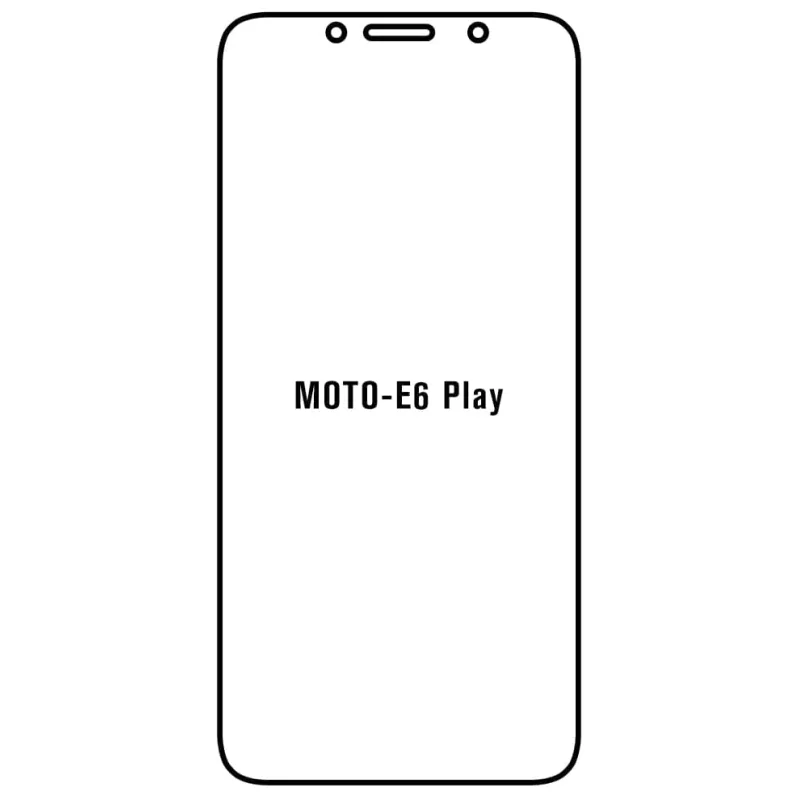 Sunshine Motorola E6 Play Predná Hydrogél ochranná fólia Strih: Predná 1, Typ fólie: Anti-Spy (Privacy)