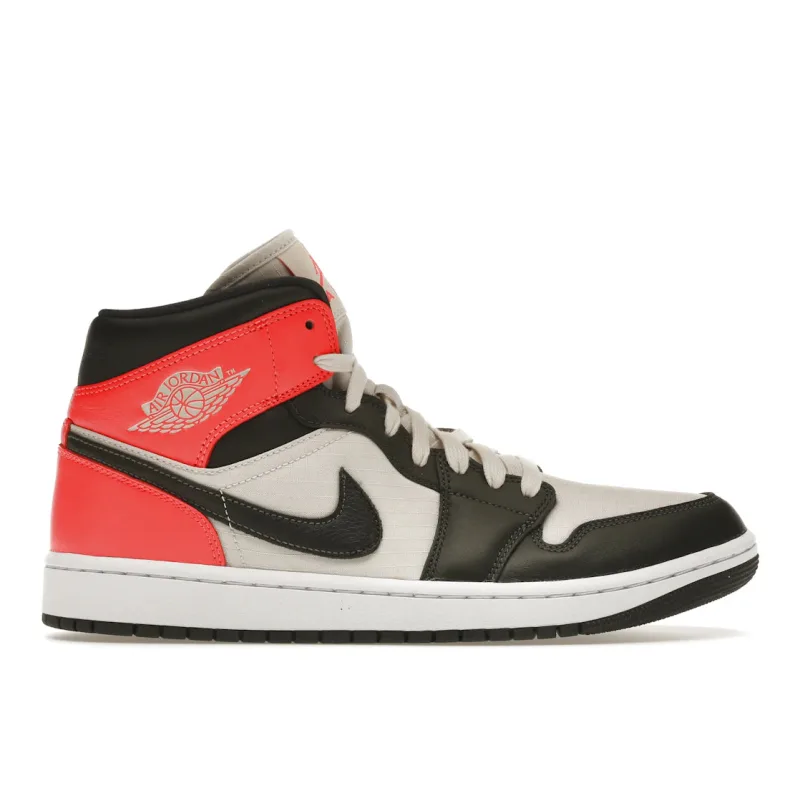 Jordan 1 Mid Newsprint Light Orewood Brown (Women's) - 42.5