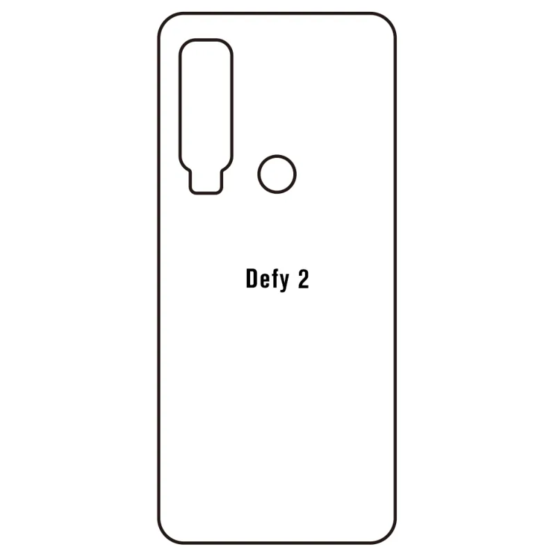Sunshine Motorola Defy 2 Zadná Hydrogél ochranná fólia Strih: Zadná časť 1, Typ fólie: Číra
