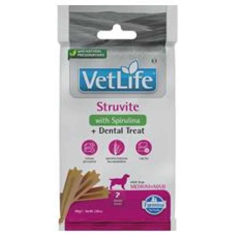 Vet Life Dog Dental Snack Struvite Adult Medium & Maxi 100g