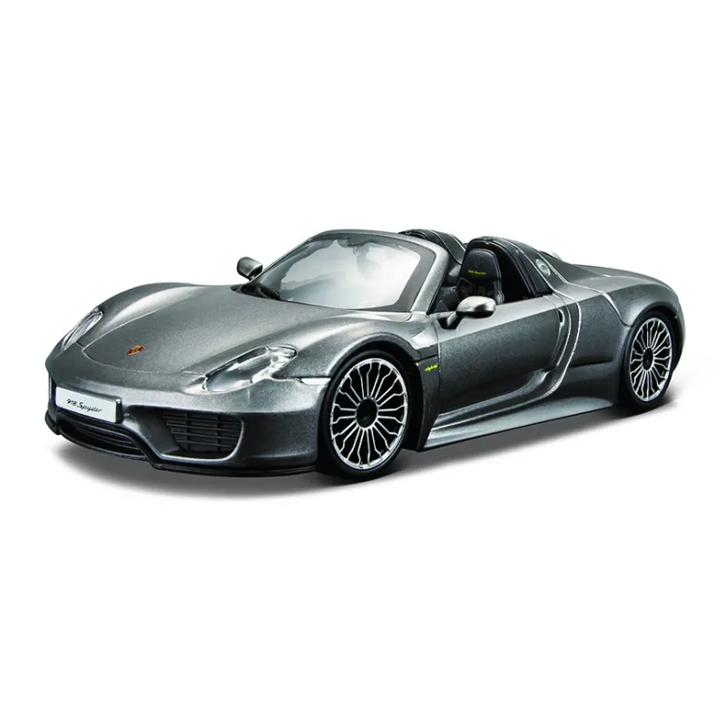 Bburago 1:24 Plus Porsche 918 Spyder Metallic Grey