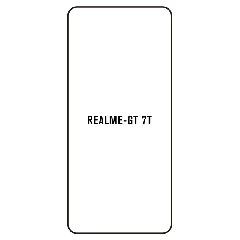 Sunshine Realme GT 7T Predná Hydrogél ochranná fólia Strih: Kompatibilná s krytom, Typ fólie: Číra