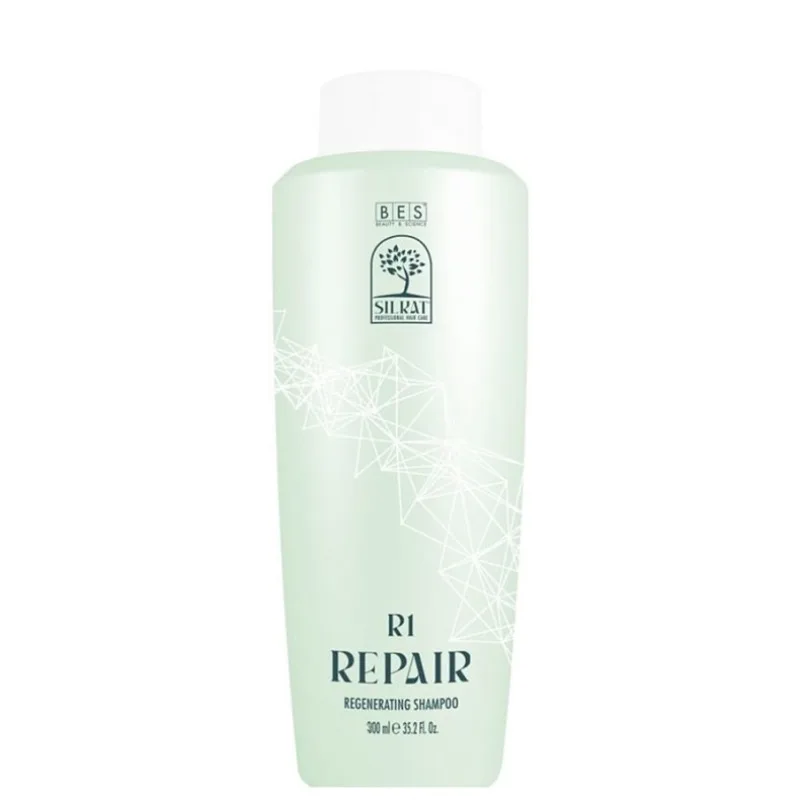 BES Silkat R1 Repair Primer Shampoo 300ml - čistiaci šampón pre suché a poškodené vlasy