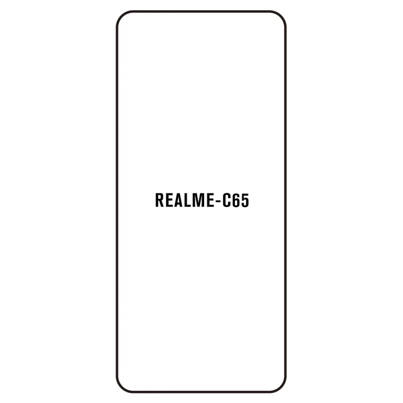 Sunshine Realme C65 Predná Hydrogél ochranná fólia Strih: Kompatibilná s krytom, Typ fólie: Číra