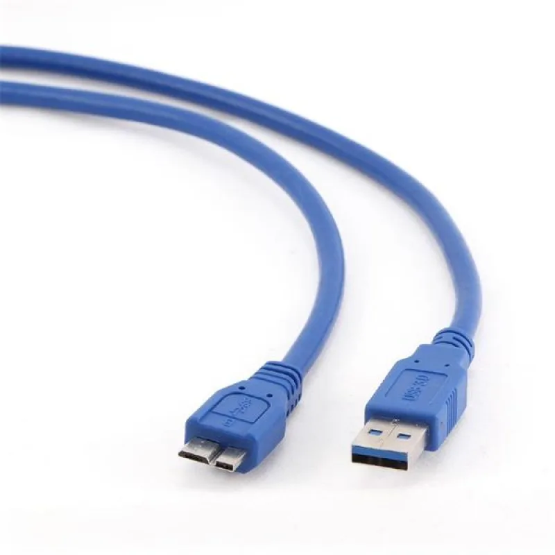 Gembird kábel USB 3.0 (AM) na Micro-USB (BM), 3 m, modrý CCP-mUSB3-AMBM-10