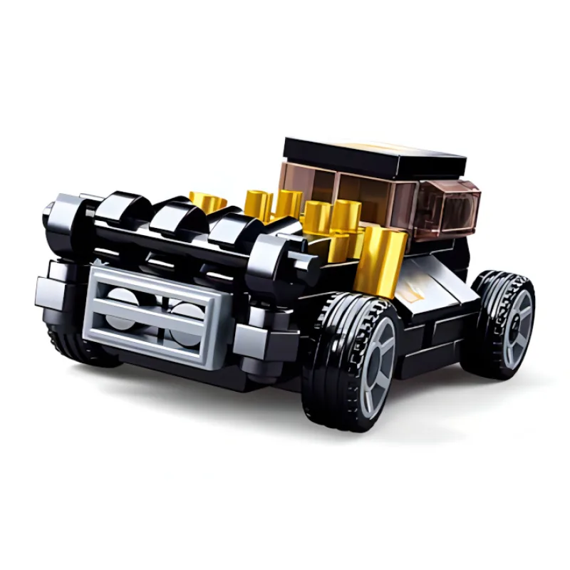 Sluban Sluban Power Bricks M38-B0801C Naťahovacie auto Čierny Mod Rod