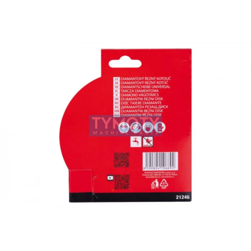 Kotúč diamantový rezný 125x1,5x22,2 mm, FESTA INDUSTRY 21246