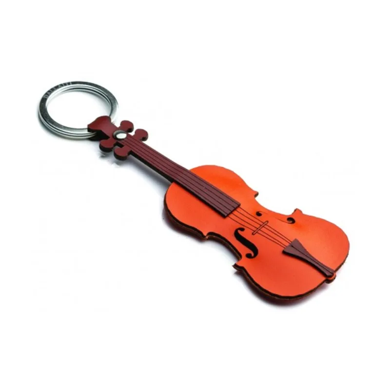 Music Gift Company Přívěšek na klíče - housle (italská kůže)