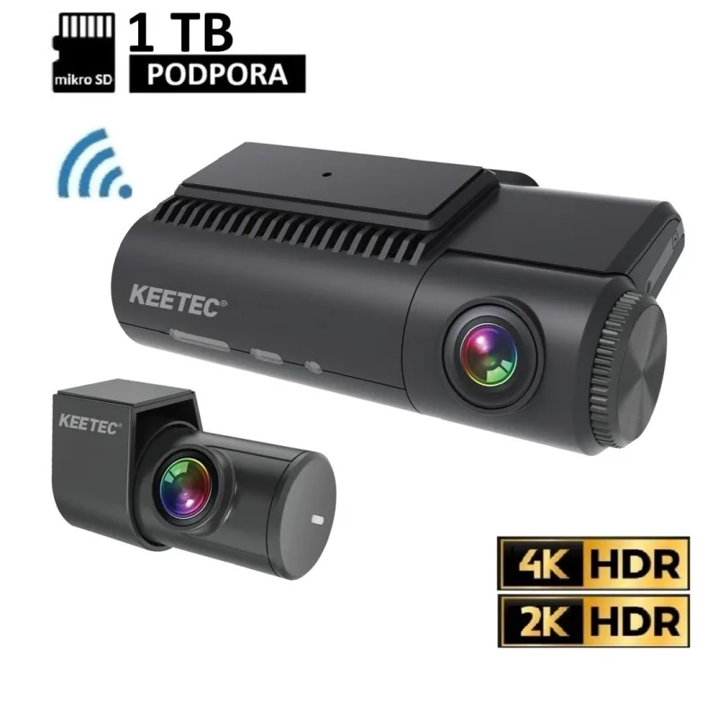 Keetec DC6000 2CH Autokamera 4K+2K HDR WiFi GPS DC6000 2CH