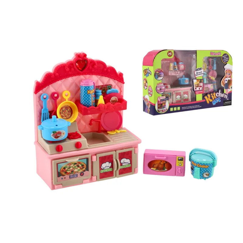 Teddies Kuchynka s doplnkami v krabici