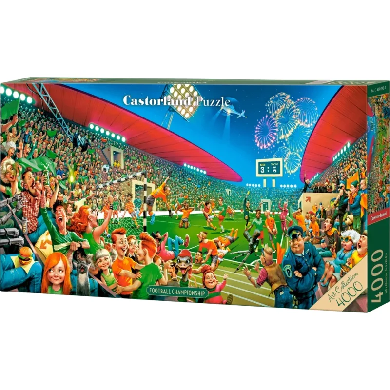 Castorland Puzzle Art Collection: Futbalové majstrovstvá 4000 dielikov