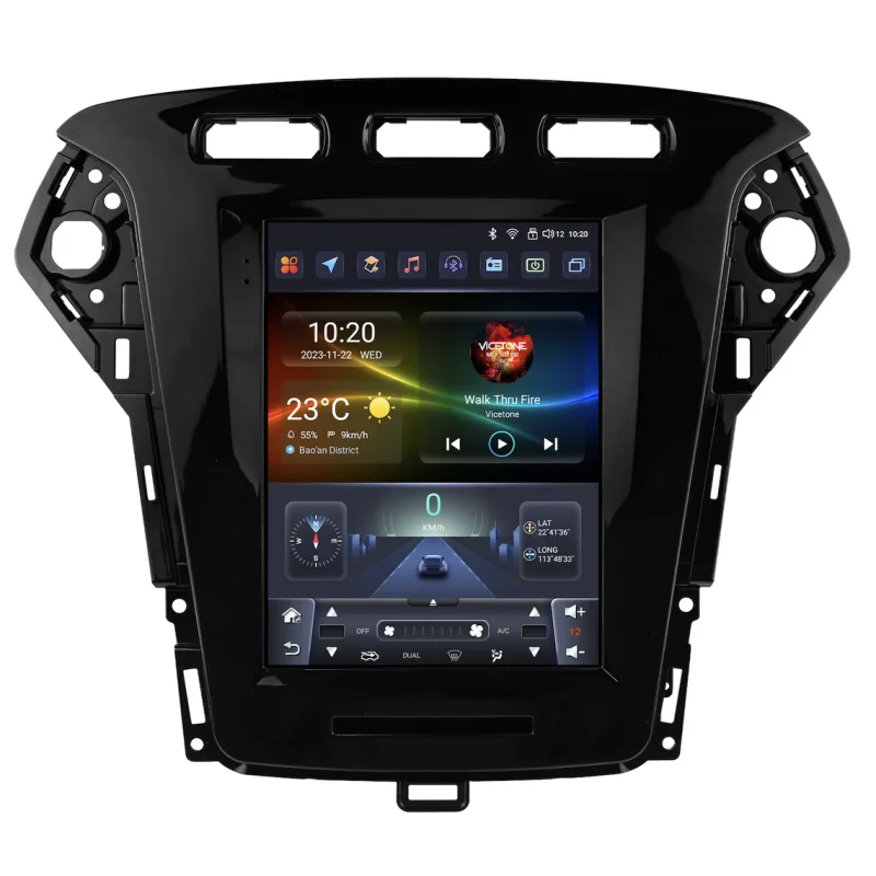 HIZPO FDMDE9702 Autorádio 9,7“ Android Ford Mondeo MK4 Model: 4S9701 (4+32GB) CHR3374_4S9