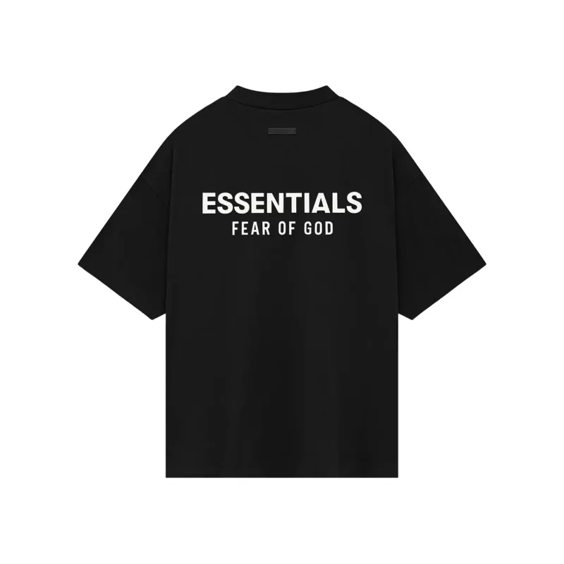 Fear of God Essentials Jersey Crewneck T-Shirt Black - L