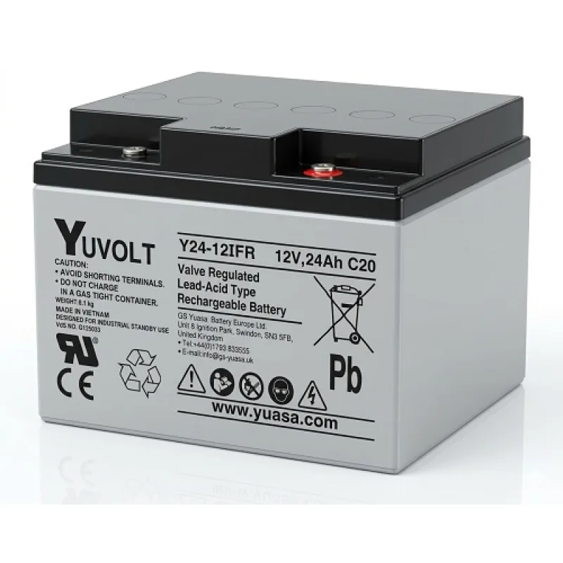 PANASONIC Yuasa YUVOLT Y24-12FR VdS (12V; 24Ah, M5) 15051