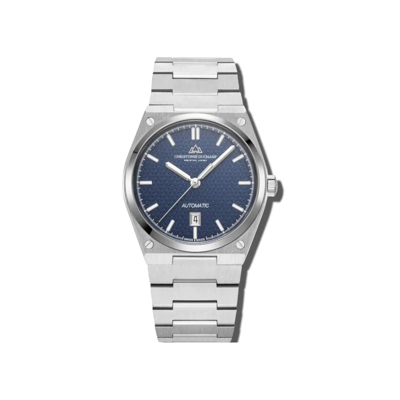 Christophe Duchamp Attitude Auto - Blue Dial & 316L Stainless Steel Strap CD8801-02 - OS