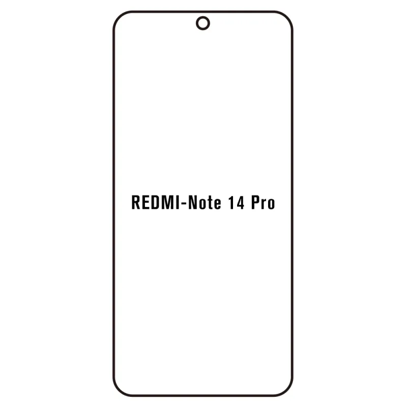 Sunshine Xiaomi Redmi Note 14 Pro Predná Hydrogél ochranná fólia Strih: Predná 3, Typ fólie: Anti-Spy (Privacy)