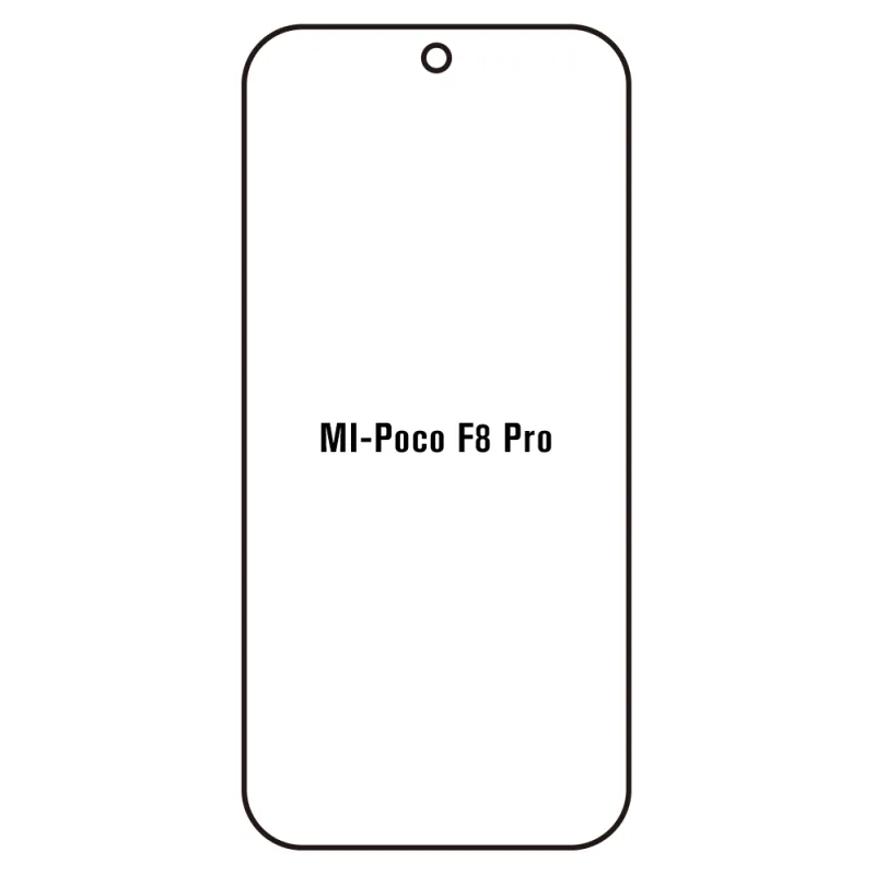 Sunshine Xiaomi Poco F8 Pro Predná Hydrogél ochranná fólia Strih: Kompatibilná s krytom 2, Typ fólie: Číra