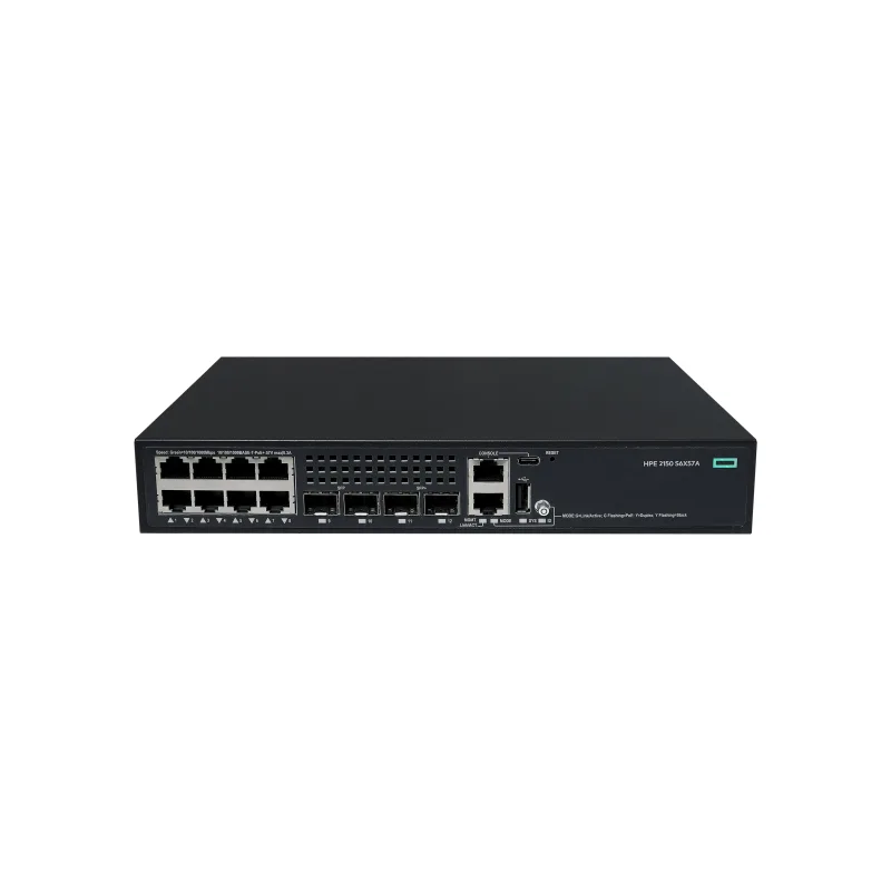 HP ENTERPRISE HPE NW CW 2150 8G PoE+ 2F 2P 125W Switch S6X57A#ABB