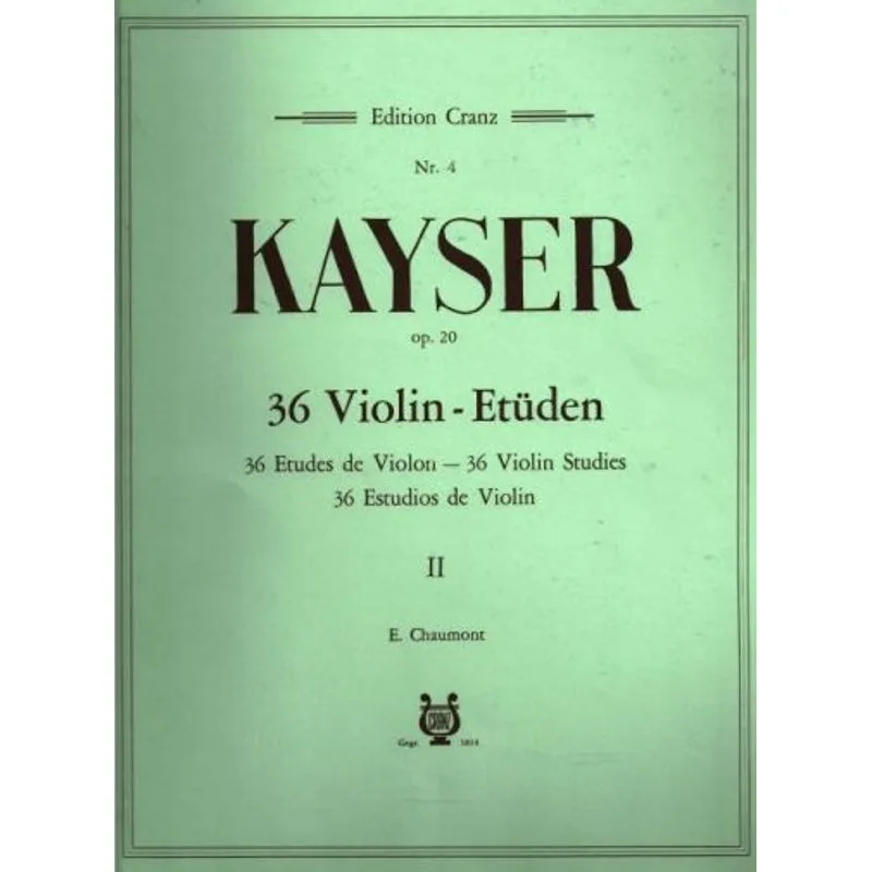 Schott Music Houslové etudy op. 20 2.díl