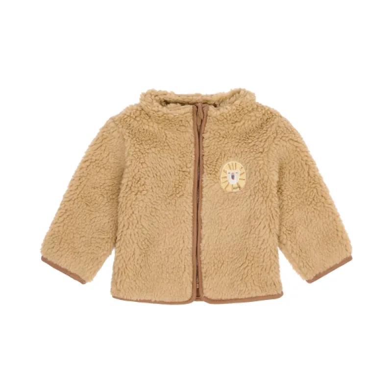 Little Dutch Kabátik Teddy Warm Taupe veľ. 86
