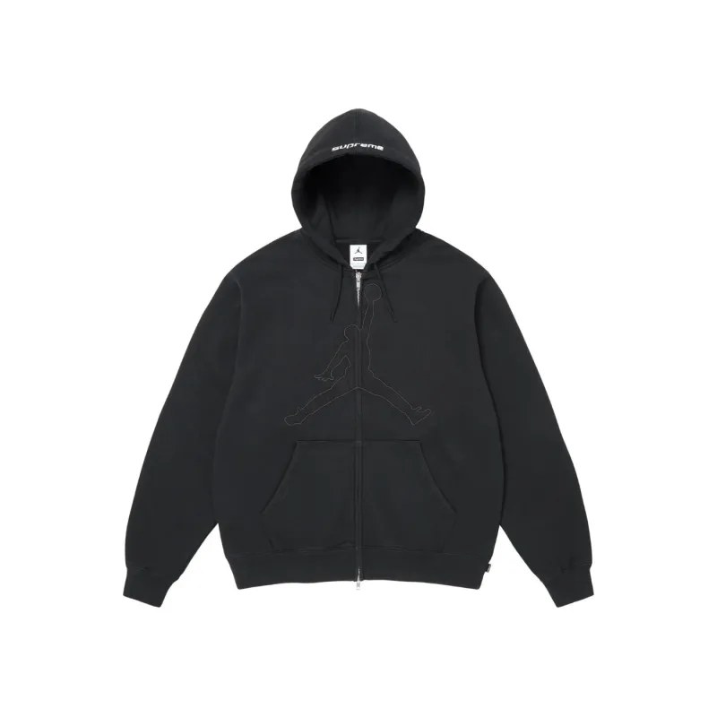 Supreme Jordan Zip Up Hoodie (SS26) Black - M