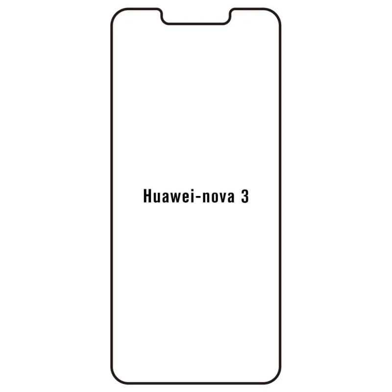 Sunshine Huawei Nova 3 Predná Hydrogél ochranná fólia Strih: Predná 2, Typ fólie: Anti-Spy (Privacy)