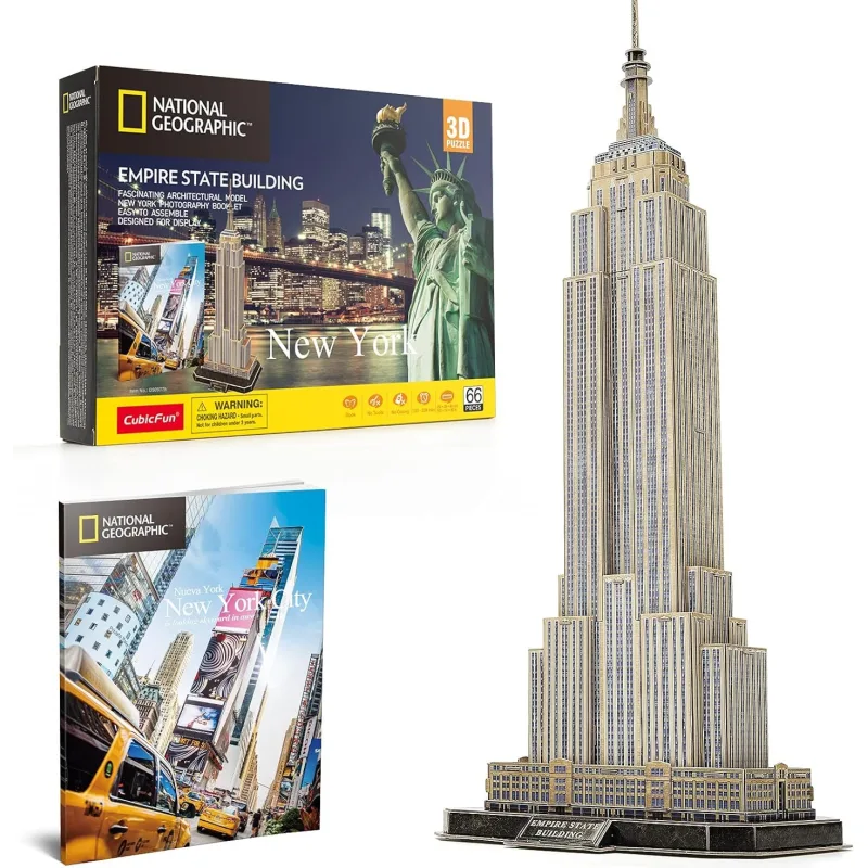 CubicFun 3D puzzle National Geographic: Empire State Building 66 dielikov