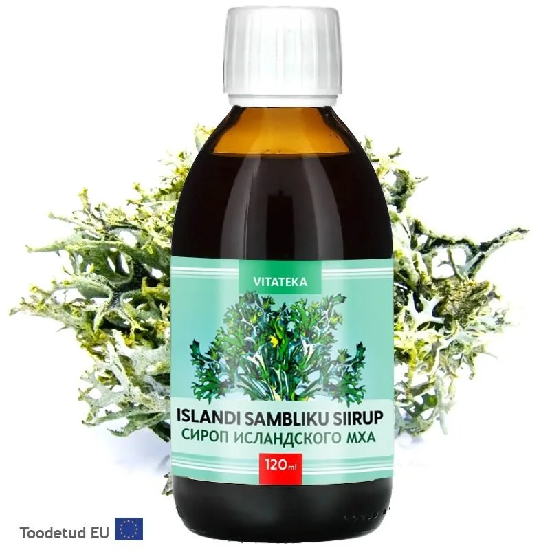 Vitateka Sirup z islandského lišajníka – 120 ml –