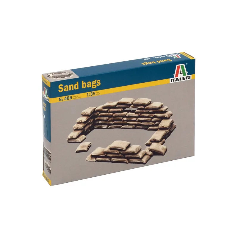 Italeri Model Kit doplnky 0406 - SANDBAGS (1:35)
