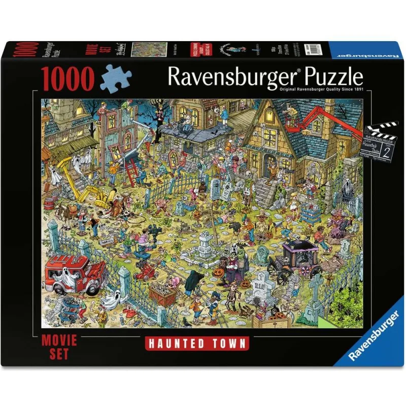 Puzzle Ravensburger 1000 dielikov Movie Set č.2: Mesto duchov