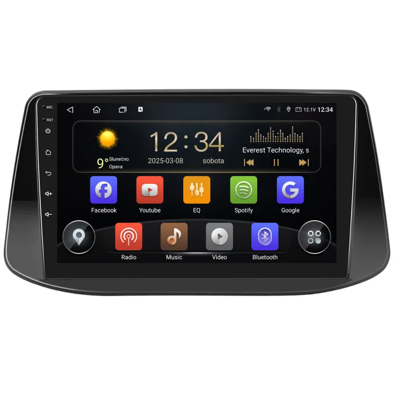 Isudar 2DIN autorádio T72-IEV211 Android, Hyundai i30 III T72-UN04M/A7946