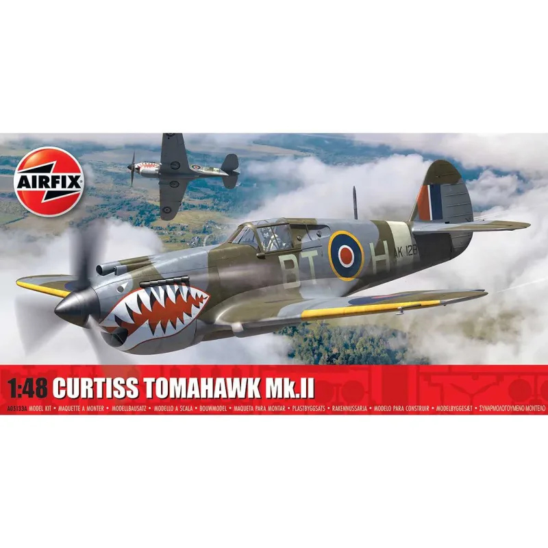 Airfix Classic Kit lietadlo A05133A - Curtiss Tomahawk Mk.II (1:48)