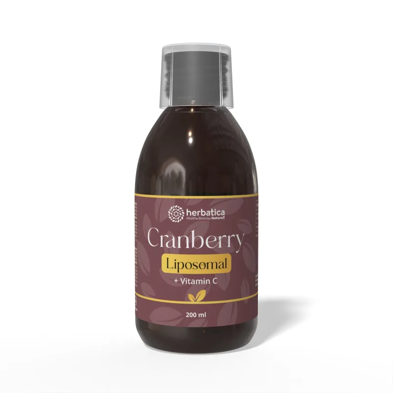 Herbatica Lipozomálny Brusnica Extract + Vitamín C - 200 ml -