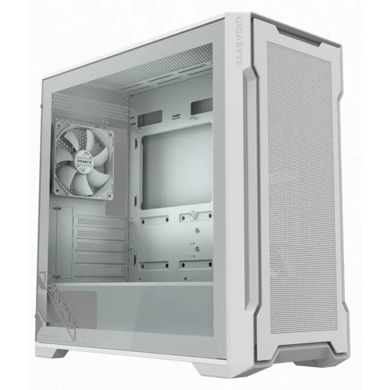 Gigabyte case C102 GLASS ICE, mATX, Mid Tower, white