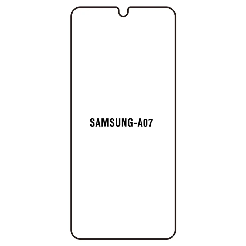 Sunshine Samsung A07 4G Predná Hydrogél ochranná fólia Strih: Kompatibilná s krytom 2, Typ fólie: Proti modrému svetlu