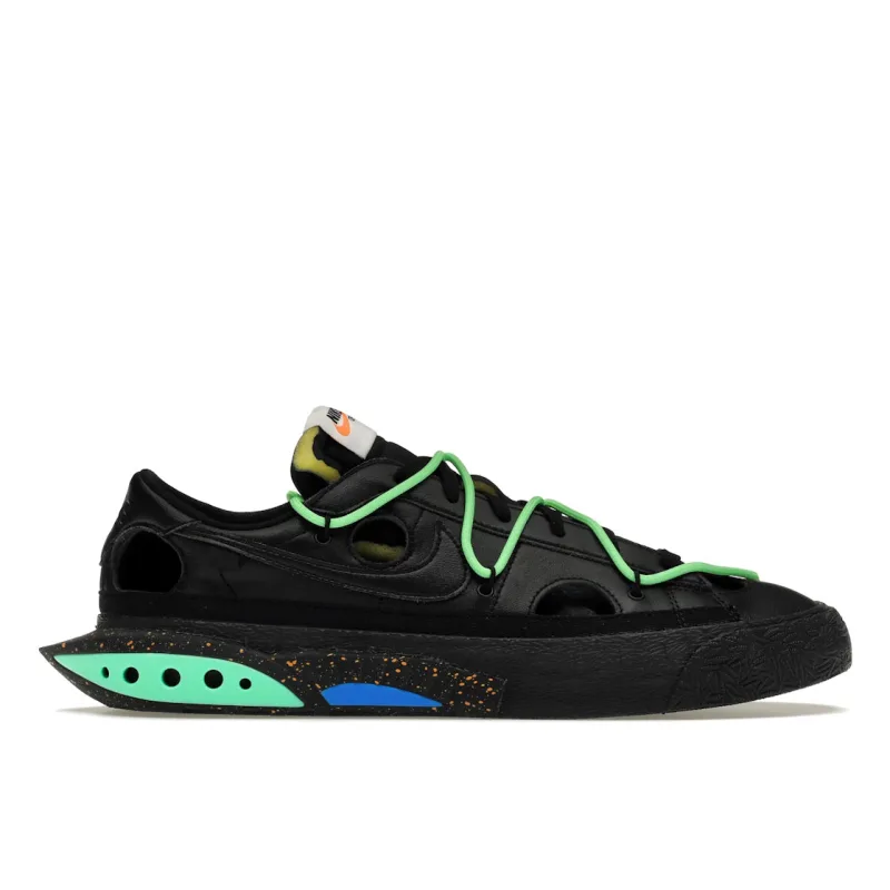 Nike Blazer Low Off-White Black Electro Green - 43