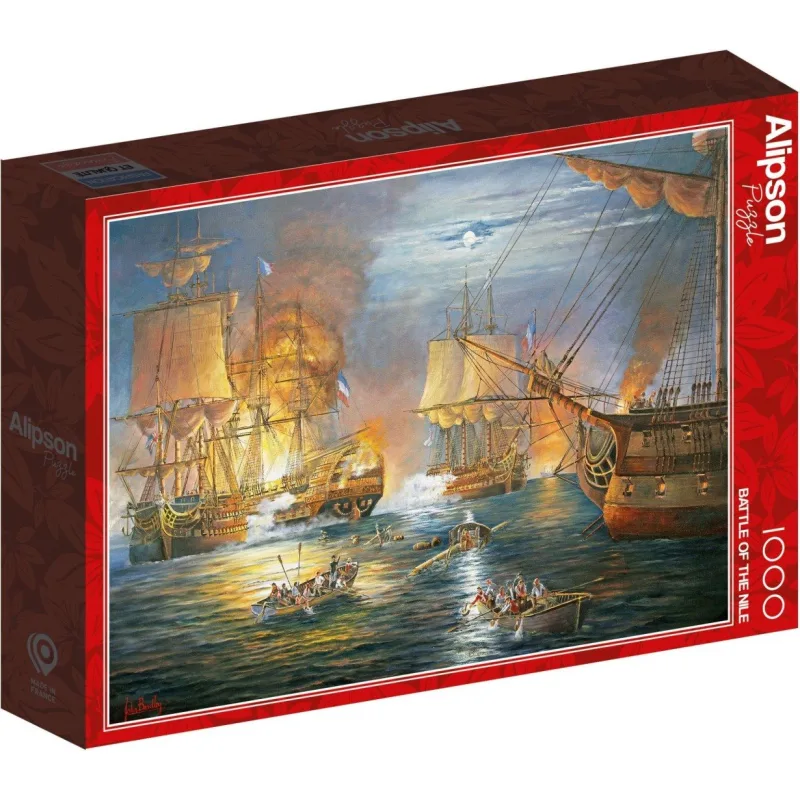 Puzzle Alipson 1000 dielikov Lodná bitka na Níle