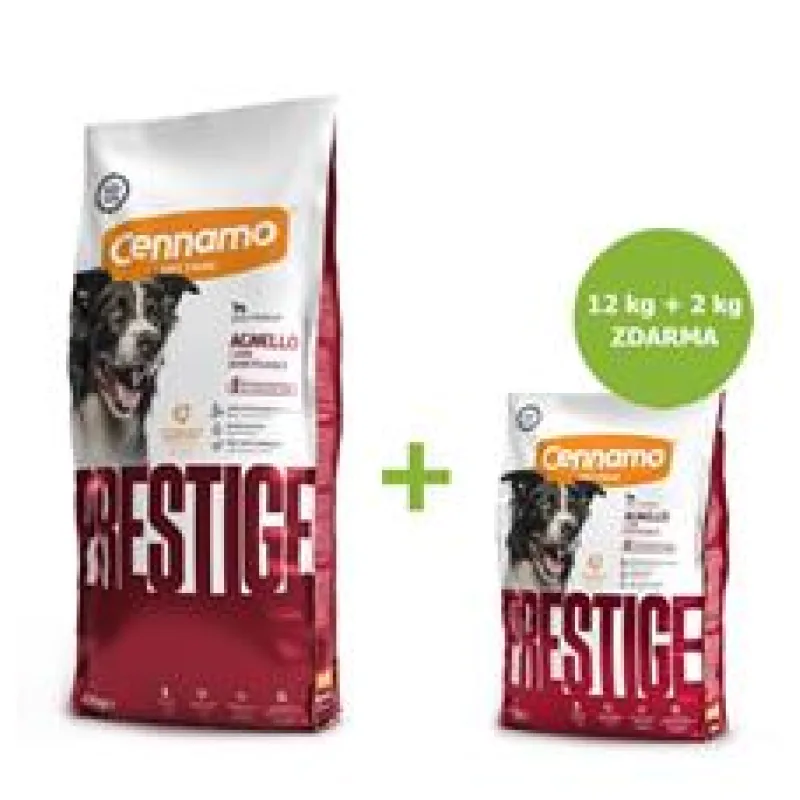 Prestige Dog Adult Medium Lamb 12kg + 2kg ZDARMA