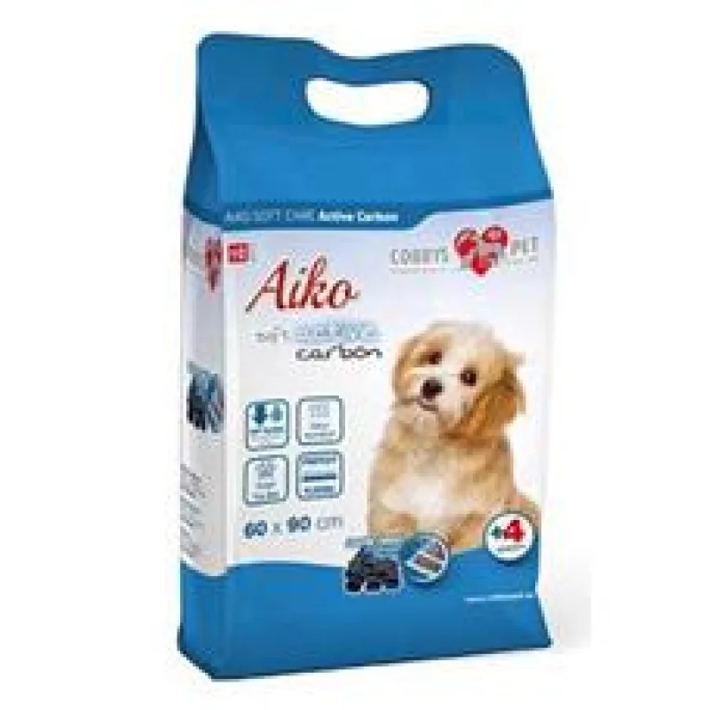Podložka absorb.pro psy Aiko ActiveCarbon 60x90cm - 10ks
