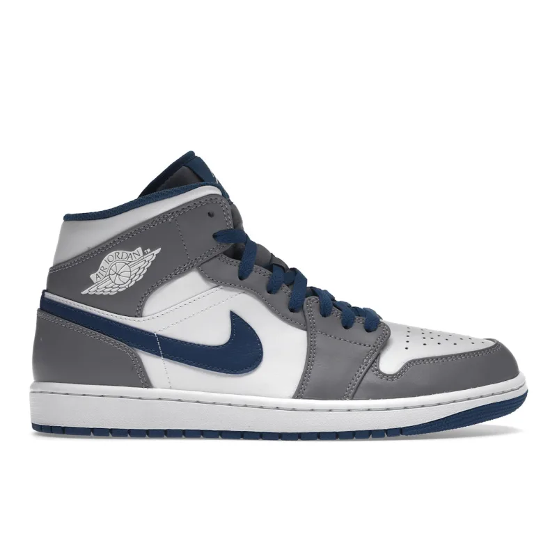 Jordan 1 Mid True Blue - 44.5