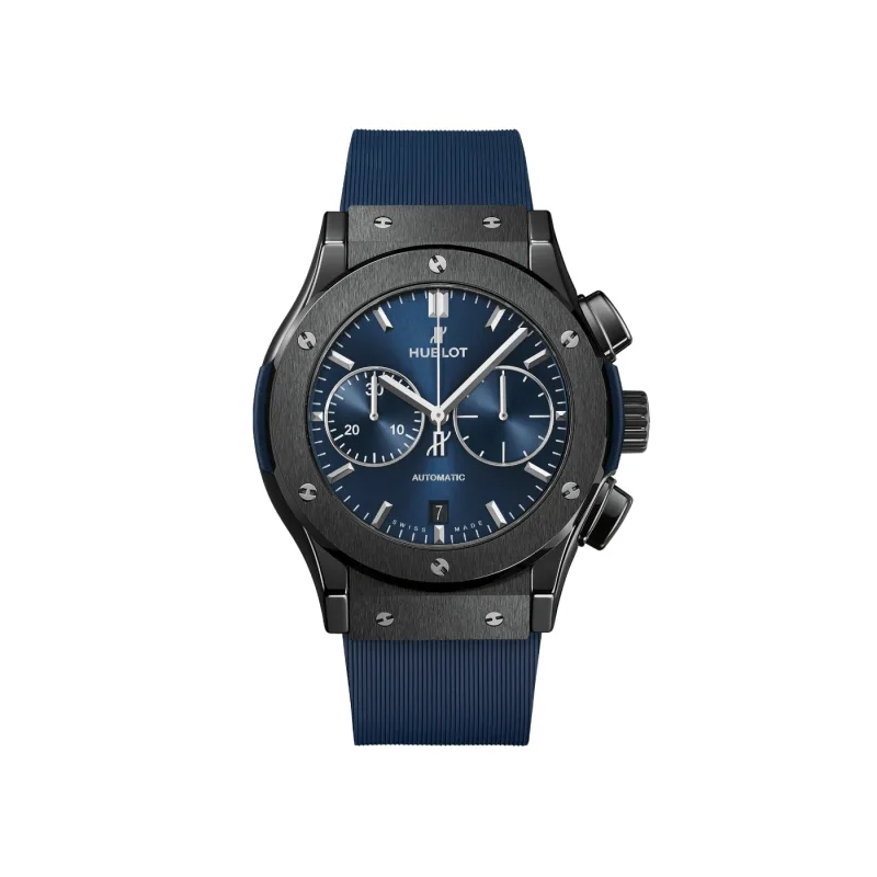Hublot Classic Fushion Chronograph Ceramic Blue 45mm | 521.CM.7170.RX - OS