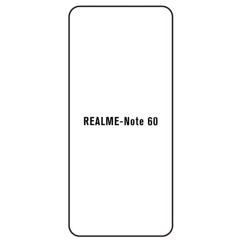 Sunshine Realme Note 60 Predná Hydrogél ochranná fólia Strih: Kompatibilná s krytom, Typ fólie: Anti-Spy (Privacy)