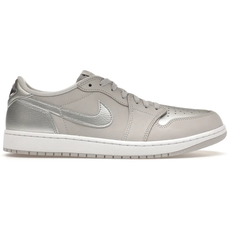 Air Jordan 1 Low OG Metallic Silver - 45