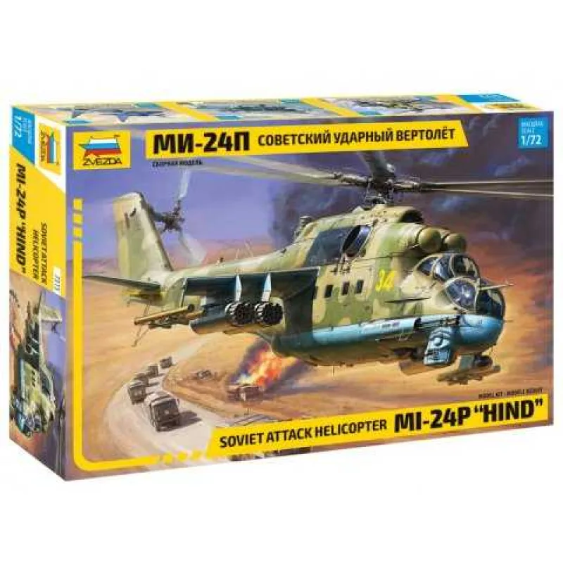 Zvezda Model Kit vrtuľník 7315 - MIL-24P "HIND" (1:72)