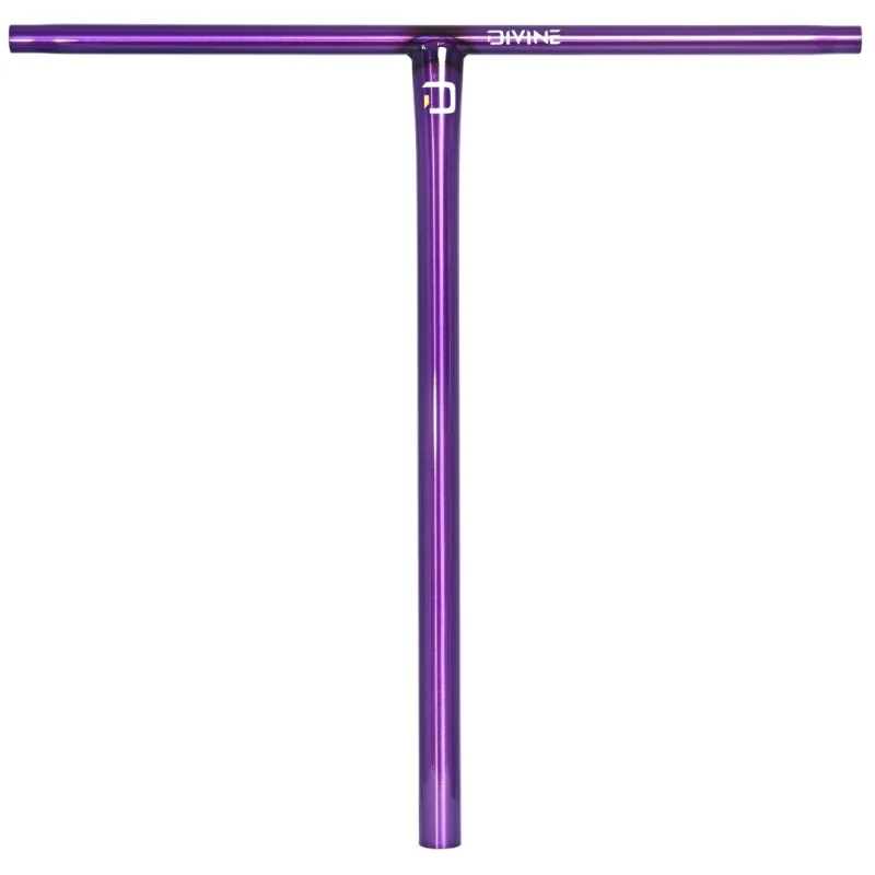 Riadidlá Divine T-bar oversize 700x610 mm Polished Purple